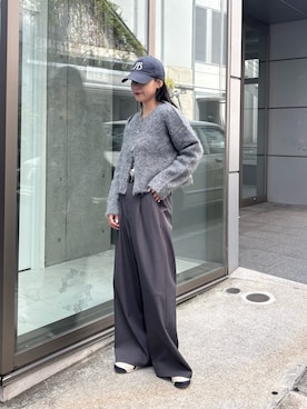 「アイテム（ベルト）」を使った、konomiさん（レディース・160cm）の秋コーディネート