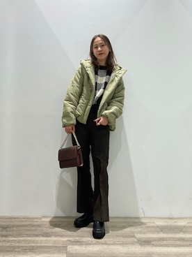 「COLONY 2139（コロニートゥーワンスリーナイン）のアイテム（その他アウター）」を使った、konomiさん（レディース・160cm）の冬コーディネート