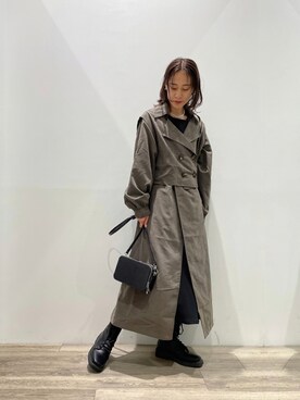 「COLONY 2139（コロニートゥーワンスリーナイン）のアイテム（その他アウター）」を使った、konomiさん（レディース・160cm）の秋コーディネート