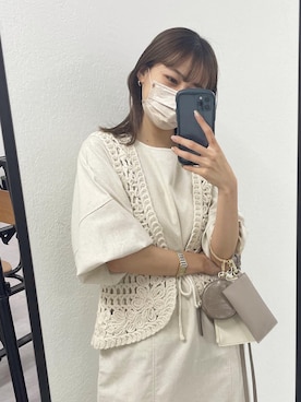 「COLONY2139」｜「アイテム（ワンピース/ドレス）」を使った、konomiさん（レディース・160cm）の夏コーディネート