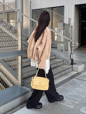 「COLONY 2139（コロニートゥーワンスリーナイン）のアイテム（バッグ）」を使った、konomiさん（レディース・160cm）の春コーディネート