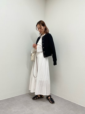 「COLONY2139」｜「アイテム（ワンピース/ドレス）」を使った、konomiさん（レディース・160cm）の春コーディネート