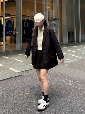 「アイテム（テーラードジャケット）」を使った、konomiさん（レディース・160cm）の冬コーディネート