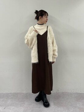 「袖ボリューム」｜「アイテム（その他）」を使った、konomiさん（レディース・160cm）の秋コーディネート