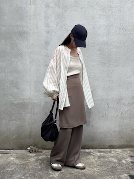 「COLONY 2139（コロニートゥーワンスリーナイン）のアイテム（パンツ）」を使った、konomiさん（レディース・160cm）の春コーディネート