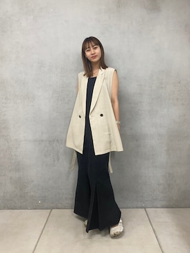 「COLONY2139」｜「アイテム（ワンピース/ドレス）」を使った、konomiさん（レディース・160cm）の春コーディネート