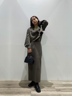 「COLONY 2139（コロニートゥーワンスリーナイン）のアイテム（その他アウター）」を使った、konomiさん（レディース・160cm）の秋コーディネート