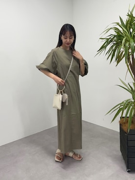 「COLONY2139」｜「アイテム（ワンピース/ドレス）」を使った、konomiさん（レディース・160cm）の夏コーディネート