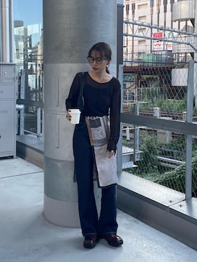 「COLONY 2139（コロニートゥーワンスリーナイン）のアイテム（財布/小物）」を使った、konomiさん（レディース・160cm）の秋コーディネート