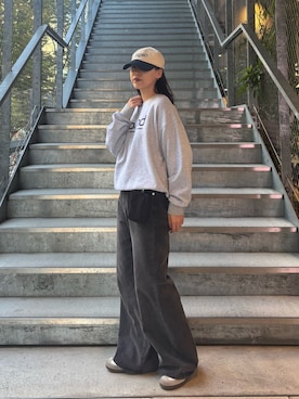 「COLONY 2139（コロニートゥーワンスリーナイン）のアイテム（ショルダーバッグ）」を使った、konomiさん（レディース・160cm）の秋コーディネート