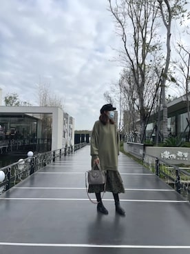 「Meli Melo（メリメロ）のアイテム」を使った、muselectさん（レディース・163cm）の春コーディネート