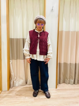 「ゆべしコラボ」｜❁﻿.MiA.❁﻿さん（レディース・153cm）の秋コーディネート