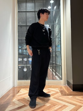 「Reebok（リーボック）のアイテム（スウェット）」を使った、samさん（メンズ・172cm）の秋コーディネート