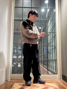 「Reebok（リーボック）のアイテム（ブルゾン）」を使った、samさん（メンズ・172cm）の秋コーディネート
