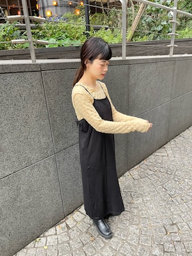 「春スタイリング」｜harukaさん（レディース・155cm）の冬コーディネート