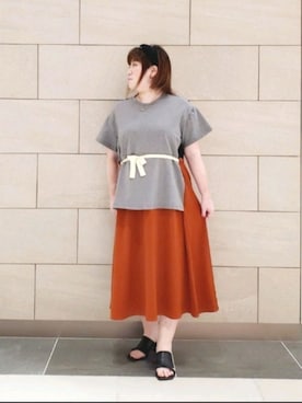 「Cepica（セピカ）のアイテム（ワンピース/ドレス）」を使った、kumiさん（レディース・150cm）の夏コーディネート