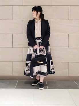 「Cepica（セピカ）のアイテム（ジャケット/アウター）」を使った、kumiさん（レディース・150cm）の秋コーディネート