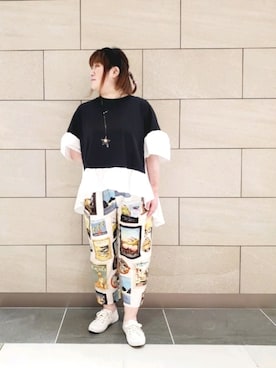 「Cepica（セピカ）のアイテム（パンツ）」を使った、kumiさん（レディース・150cm）の夏コーディネート