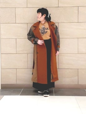 「Cepica（セピカ）のアイテム（ジャケット/アウター）」を使った、kumiさん（レディース・150cm）の秋コーディネート