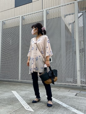 「CECIL McBEE（セシルマクビー）のアイテム（サンダル）」を使った、おかきょんさん（レディース・160cm）の夏コーディネート