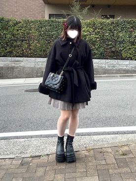 「アイテム（ワンピース/ドレス）」を使った、妹子さん（レディース・150cm）の冬コーディネート