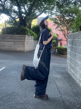 「迷彩パンツ」｜妹子さん（レディース・150cm）の夏コーディネート
