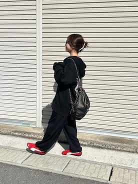 「9090（ナインティナインティ）のアイテム」を使った、妹子さん（レディース・150cm）の冬コーディネート