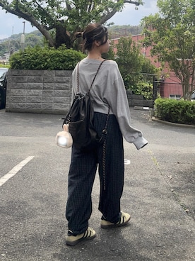 「INTER FACTORY（インターファクトリー）のアイテム」を使った、妹子さん（レディース・150cm）の春コーディネート