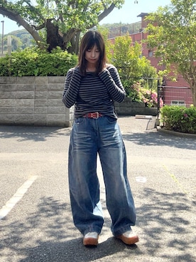 「INTER FACTORY（インターファクトリー）のアイテム」を使った、妹子さん（レディース・150cm）の春コーディネート