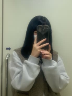 「Diosfront（ディオスフロント）のアイテム（スウェット）」を使った、momokaさん（レディース・157cm）の冬コーディネート