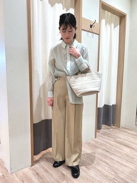「Te chichi（テチチ）のアイテム（その他シューズ）」を使った、まるさん（レディース・164cm）の春コーディネート