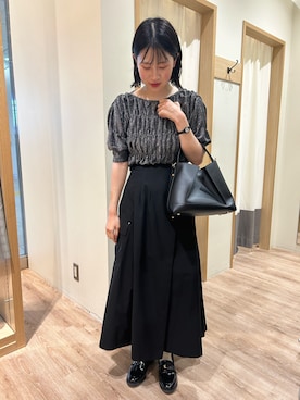 「Te chichi（テチチ）のアイテム（その他シューズ）」を使った、まるさん（レディース・164cm）の秋コーディネート