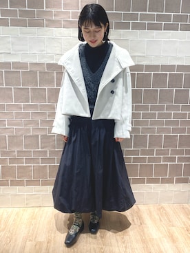 「ベストコーデ」｜「アイテム（パンプス）」を使った、まるさん（レディース・164cm）の秋コーディネート