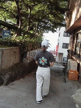 「キャップ女子」｜su.さん（レディース・148cm）の夏コーディネート