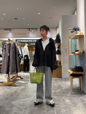 「CIAOPANIC TYPY（チャオパニックティピー）のアイテム」を使った、速見ちひろさん（骨格ウェーブ・レディース・163cm）の夏コーディネート