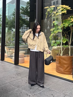 「CIAOPANIC TYPY（チャオパニックティピー）のアイテム（トップス）」を使った、速見ちひろさん（レディース・163cm）の秋コーディネート