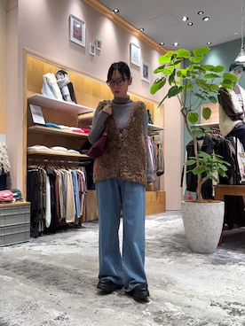 「CIAOPANIC TYPY（チャオパニックティピー）のアイテム」を使った、速見ちひろさん（骨格ウェーブ・レディース・163cm）の秋コーディネート