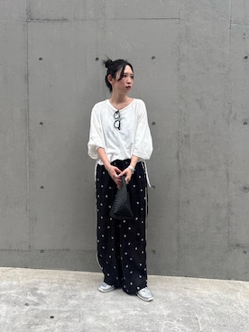 「半袖」｜速見ちひろさん（レディース・163cm）の春コーディネート