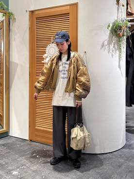 「CIAOPANIC TYPY（チャオパニックティピー）のアイテム」を使った、速見ちひろさん（骨格ウェーブ・レディース・163cm）の秋コーディネート