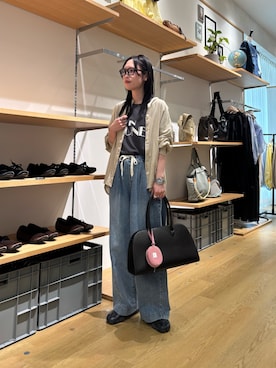 「リネン」｜速見ちひろさん（レディース・163cm）の春コーディネート