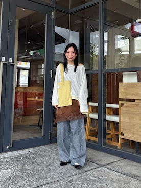 「ヒッコリー」｜速見ちひろさん（レディース・163cm）の春コーディネート