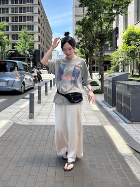 速見ちひろさん(レディース・163cm)の春コーディネート