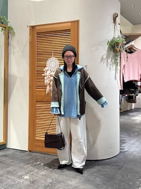 速見ちひろさん（レディース・163cm）の冬コーディネート