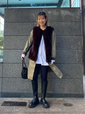 速見ちひろさん(レディース・163cm)の秋コーディネート