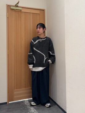 速見ちひろさん（レディース・163cm）の冬コーディネート
