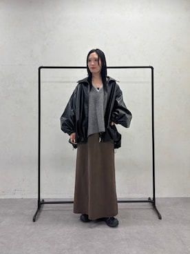 「CIAOPANIC TYPY（チャオパニックティピー）のアイテム（トップス）」を使った、速見ちひろさん（レディース・163cm）の秋コーディネート