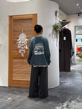 「アウトドアミックス」｜速見ちひろさん（レディース・163cm）の秋コーディネート