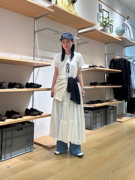 「CIAOPANIC TYPY（チャオパニックティピー）のアイテム（ワンピース/ドレス）」を使った、速見ちひろさん（レディース・163cm）の春コーディネート