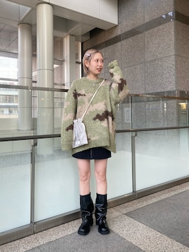 速見ちひろさん(レディース・163cm)の冬コーディネート