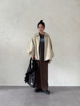 速見ちひろさん(レディース・163cm)の秋コーディネート